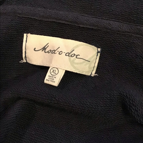 Long sweatshirt style jacket - Picture 2 of 2